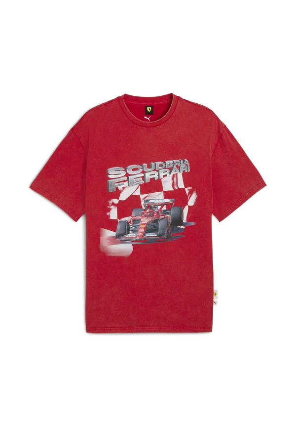 SCUDERIA FERRARI GRAPHIC - Print T-shirt - rosso corsa
