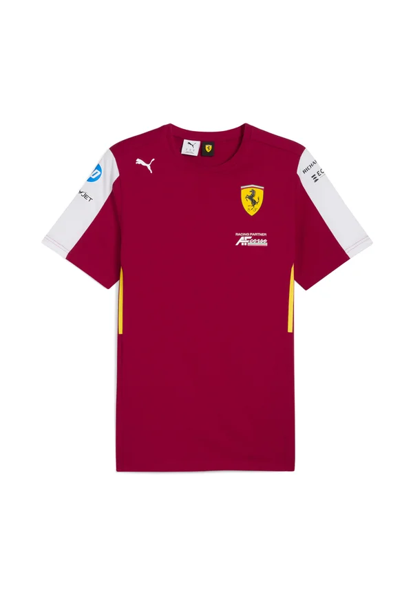SCUDERIA FERRARI LMH REPLICA  - Print T-shirt - dark cherry
