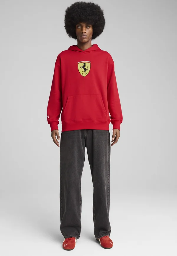 SCUDERIA FERRARI RACE BIG SHIELD  - Hoodie - rosso corsa