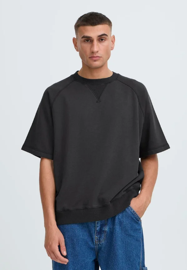 SDSLATER BOX FIT - Basic T-shirt - true black