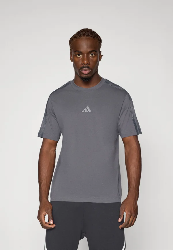 SEA - Print T-shirt - grey six/multicolor/white