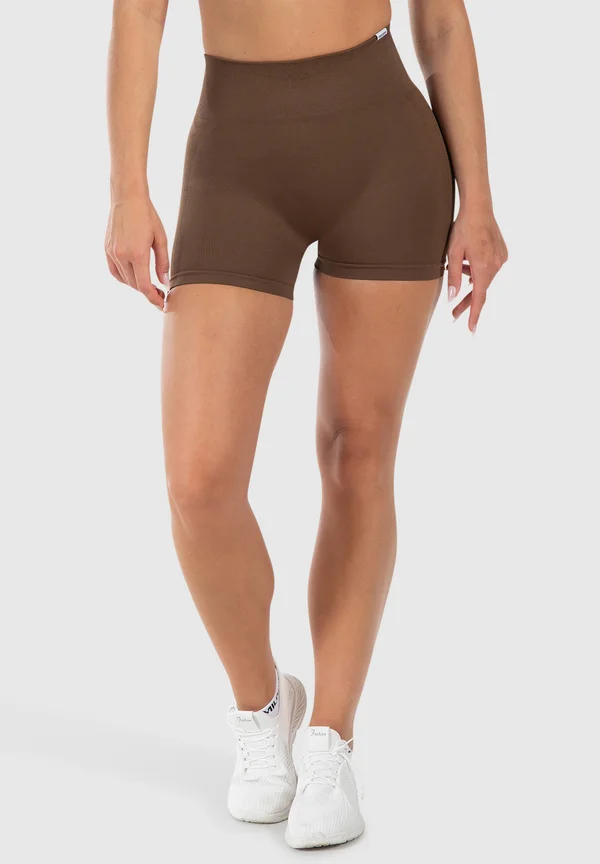 SEAMLESS SCRUNCH KALEA - Leggings - braun