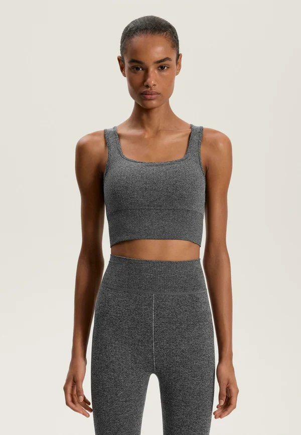 SEAMLESS - Top - dark grey