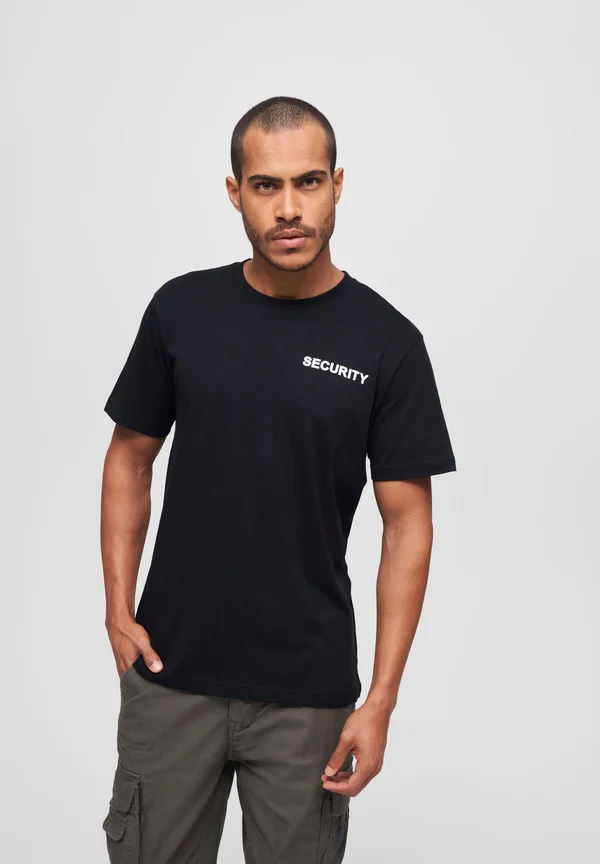SECURITY  - Print T-shirt - black