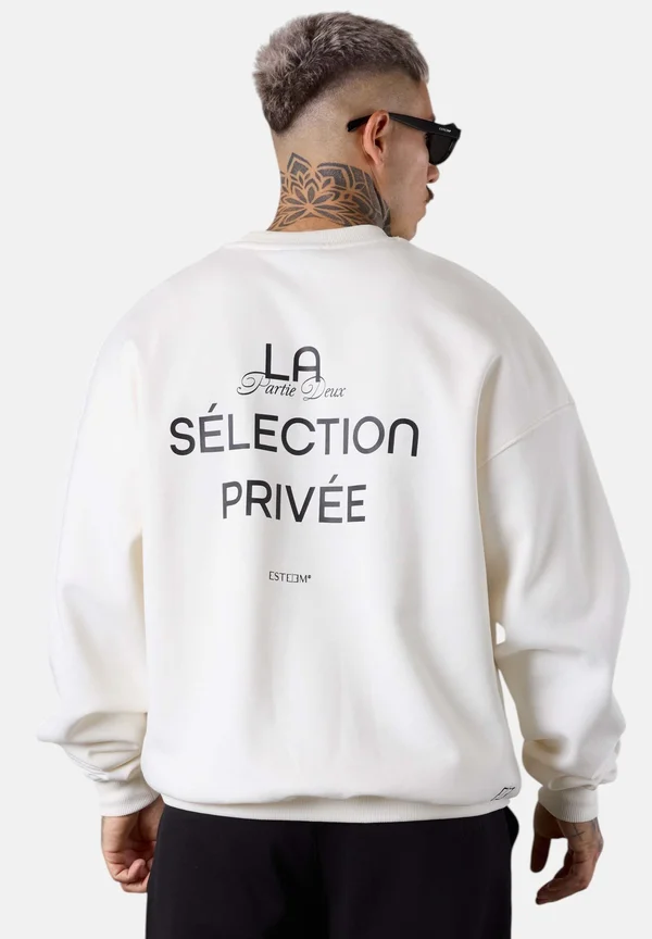 SELECTION PRIVEE OVERSIZED - Sweatshirt - offwhite