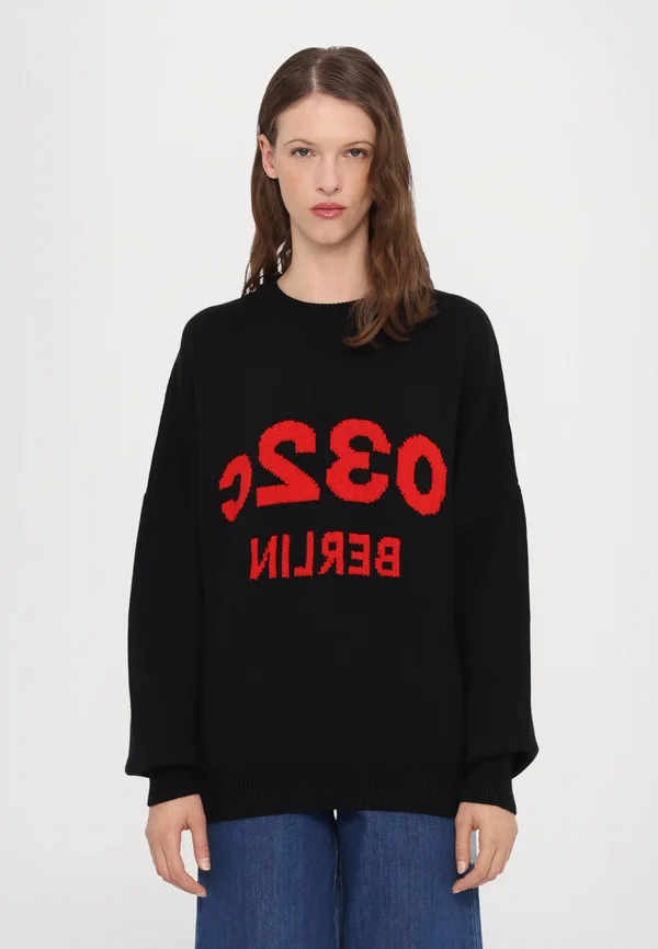 SELFIE SWEATER - Jumper - black