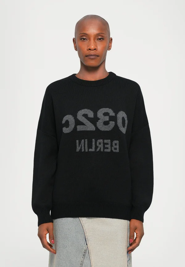 SELFIE SWEATER - Jumper - black