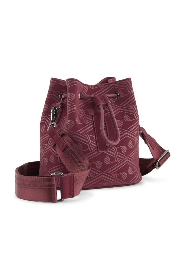 SENSE 1,5 L KLEINE BUCKET - Cross body bag - ruby shimmer graphic