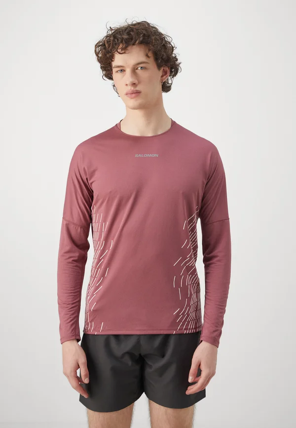 SENSE AERO TEE - Long sleeved top - nocturne/whisper white