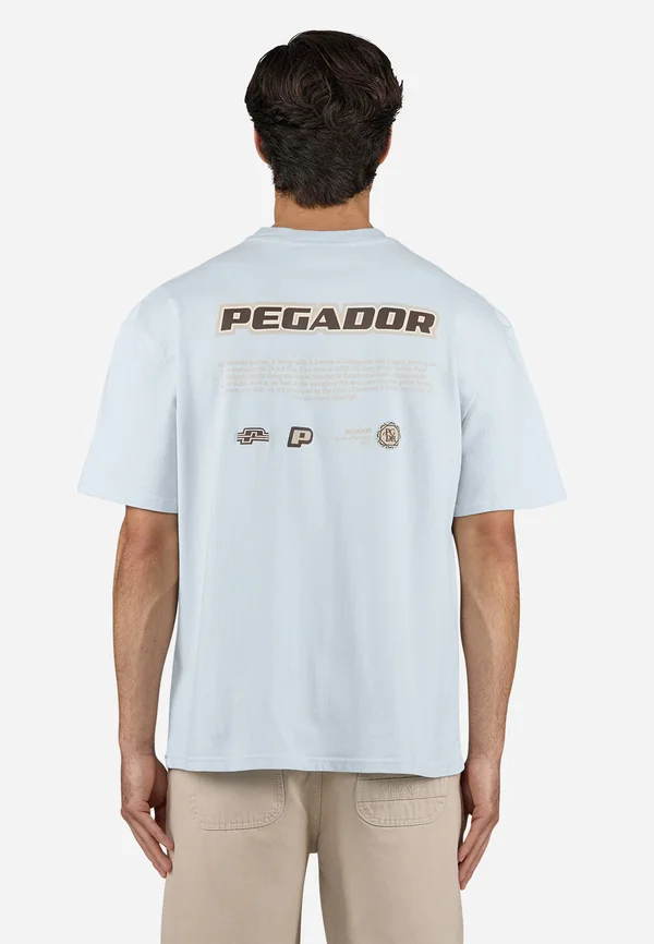 SENTINAL TEE - Print T-shirt - washed dream blue