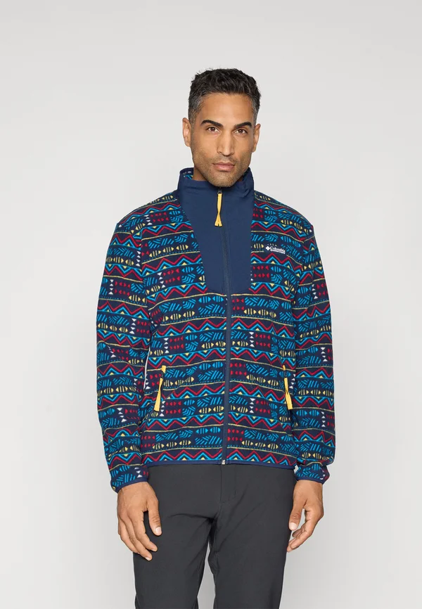 SEQUOIA GROVE PRINTED FULL ZIP - Fleece jacket - collegiate navy