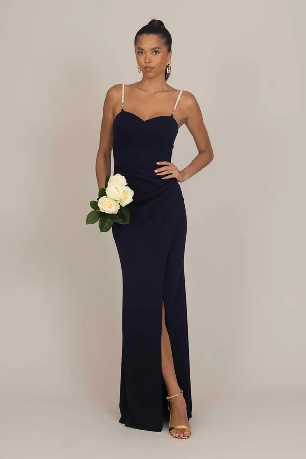 SERENA MAXI  - Occasion wear - navy blue