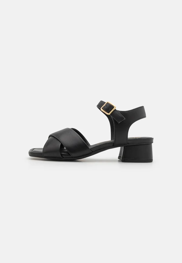SERINA CROSS - Sandals - black