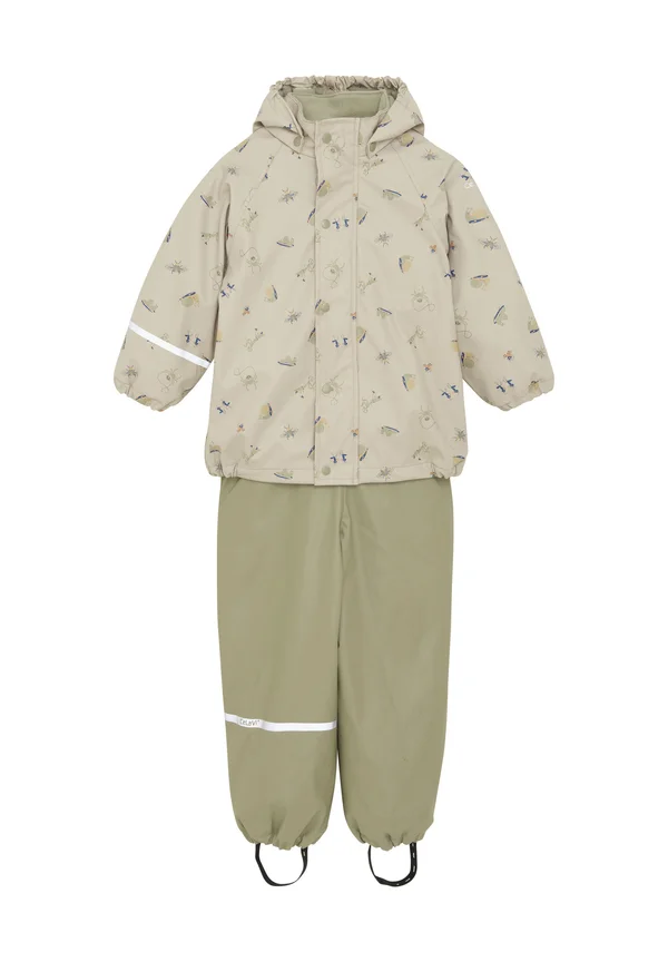 SET-ALL OVER PRINT - Waterproof jacket - white pepper