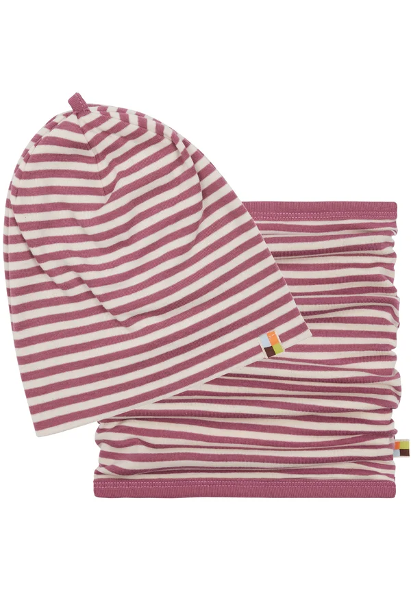 SET  - Beanie - altrosa