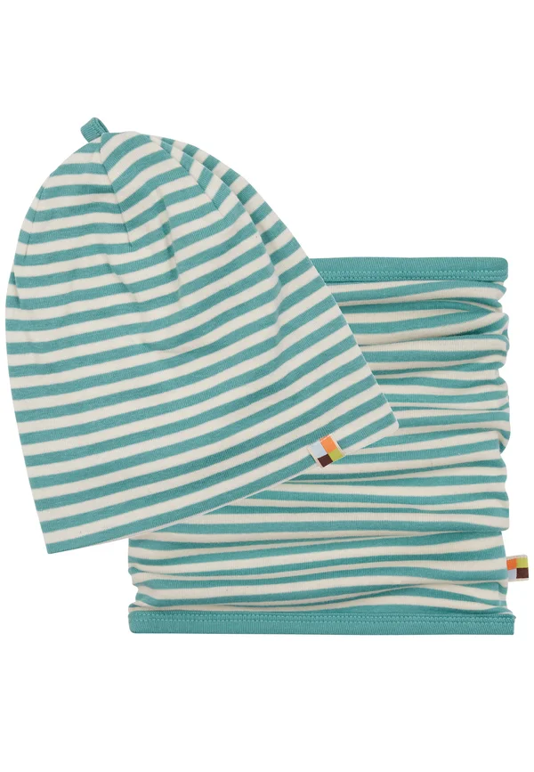 SET  - Beanie - hellblau