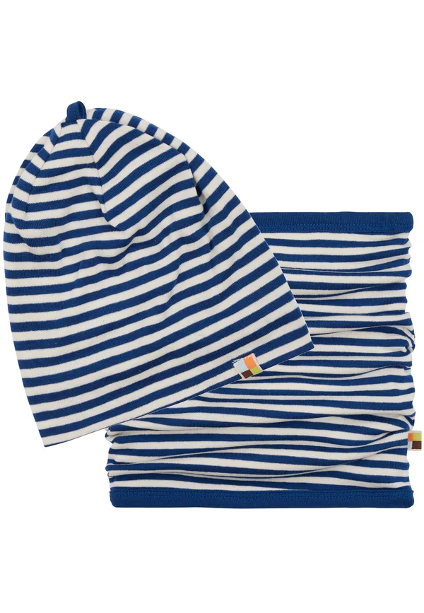 SET  - Beanie - ultramarinblau