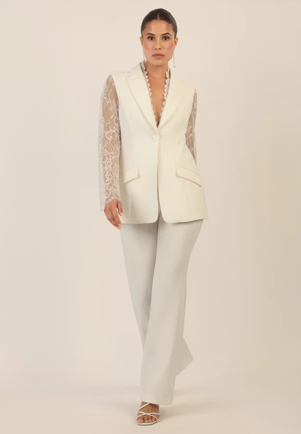 SET - Blazer - creme