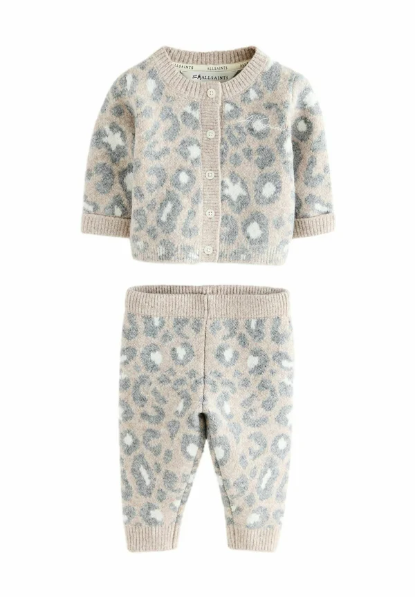 SET - Cardigan - leopard