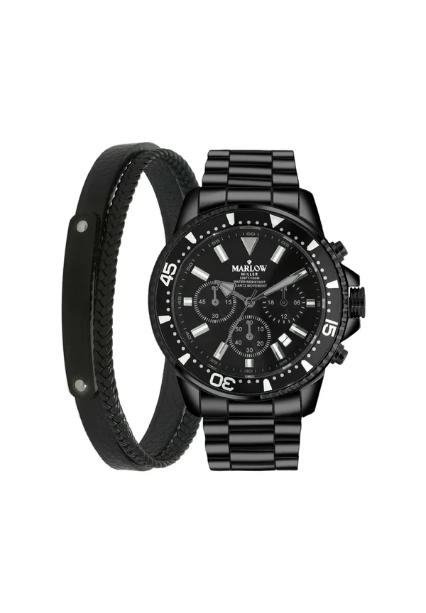 SET - Chronograph watch - black