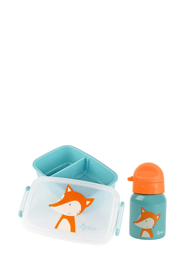 SET - Drink bottle - blau orange fuchs