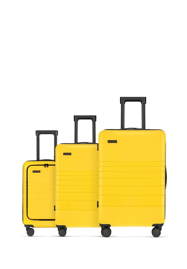 SET E1 40L 62,5L 96L - Luggage set - yellow
