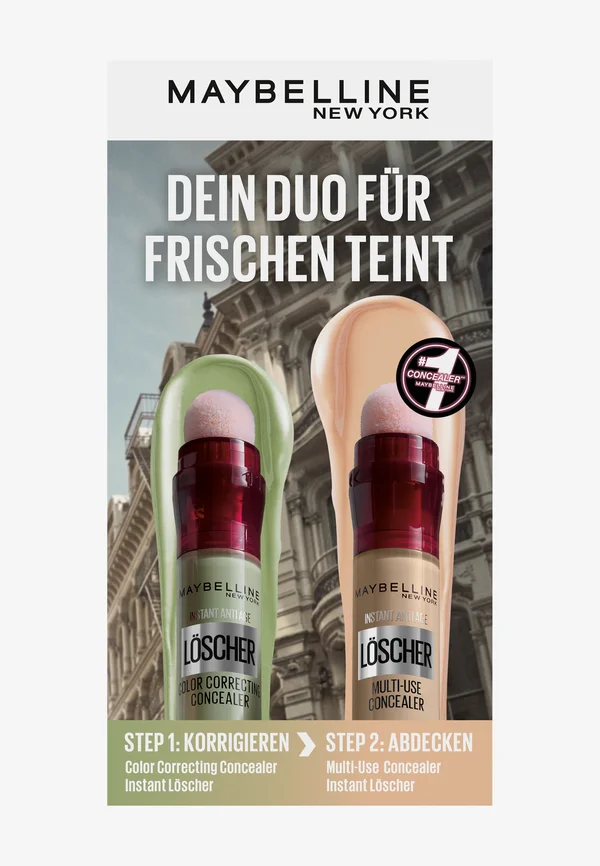 SET: INSTANT ANTI-AGE EFFECT ERASER CONCEALER GREEN + 01 - Makeup set