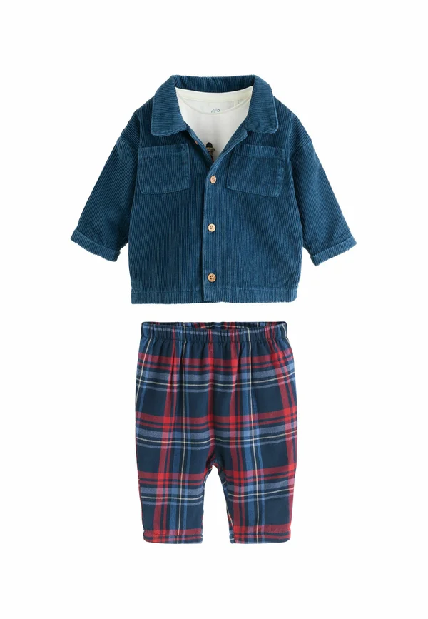 SET  - Light jacket - navy red bear