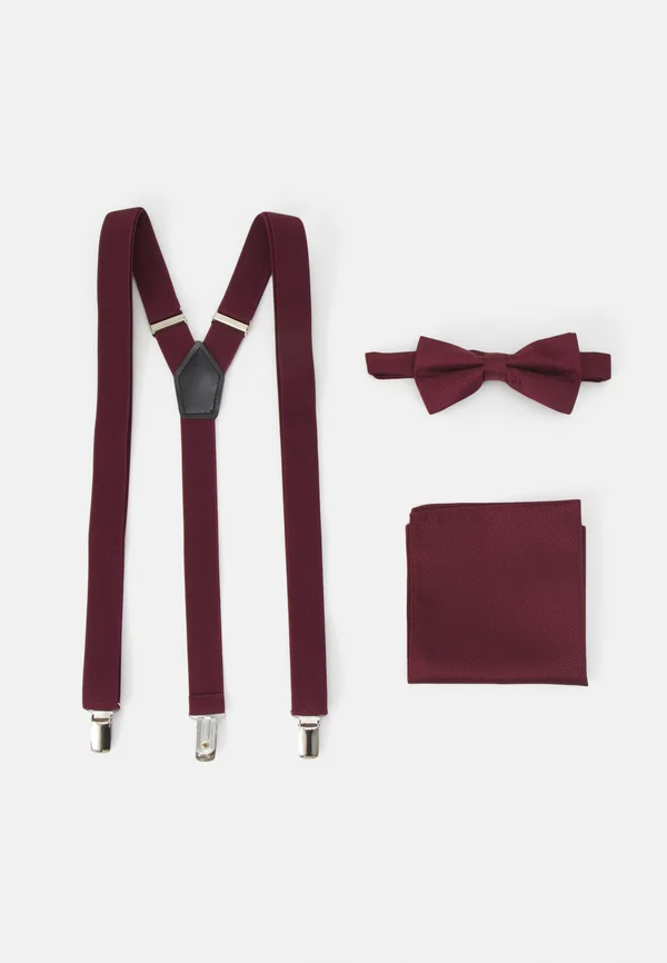 SET - Pocket square - bordeaux