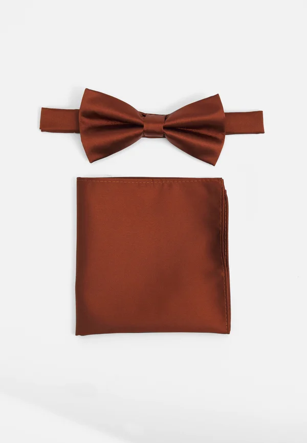 SET - Pocket square -  cognac