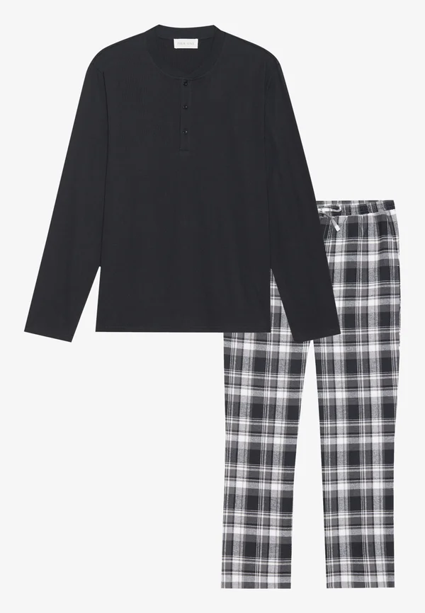 SET - Pyjama set - black / white