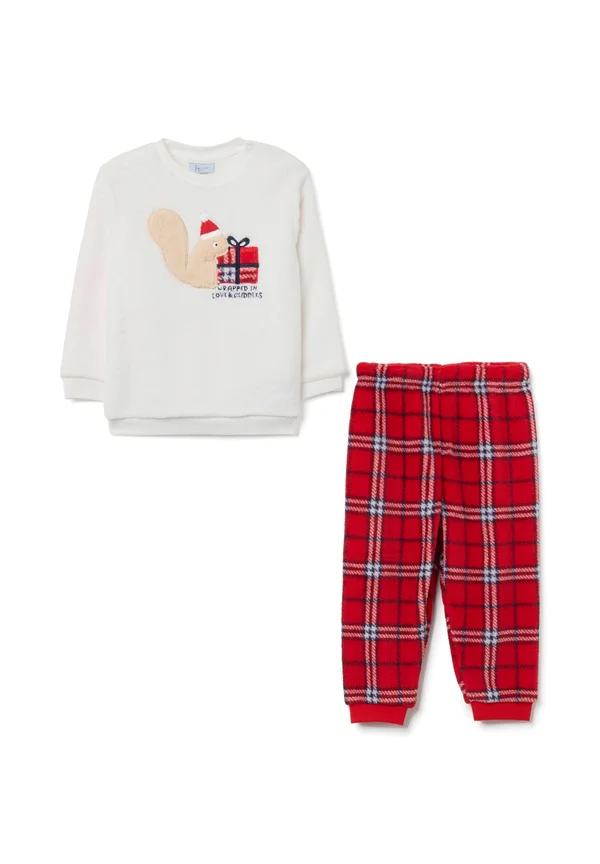 SET REGULAR FIT - Pyjama set - white/red