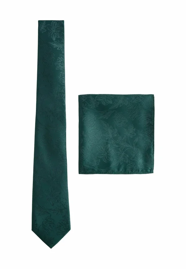 SET REGULAR - Tie - forest green