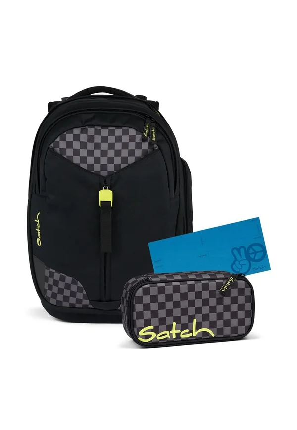 SET - School bag - schwarz