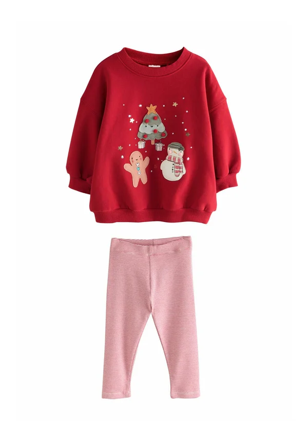 SET - Sweatshirt - red christmas characters
