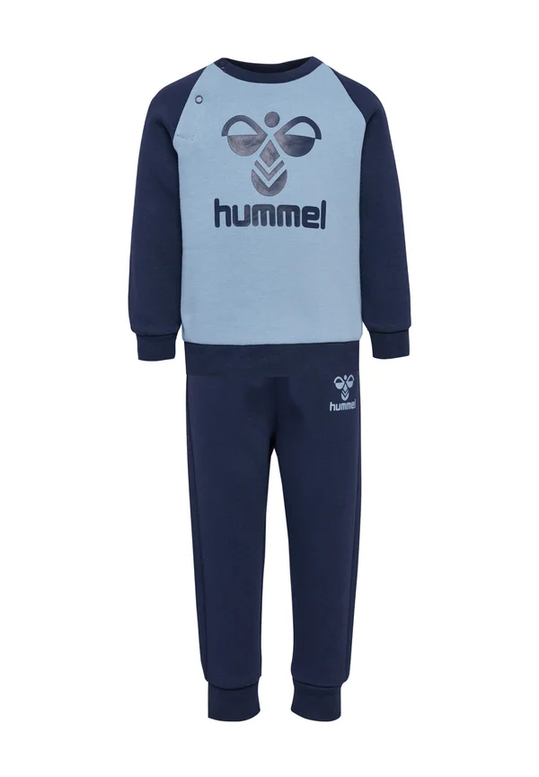 SET - Tracksuit - black iris faded denim