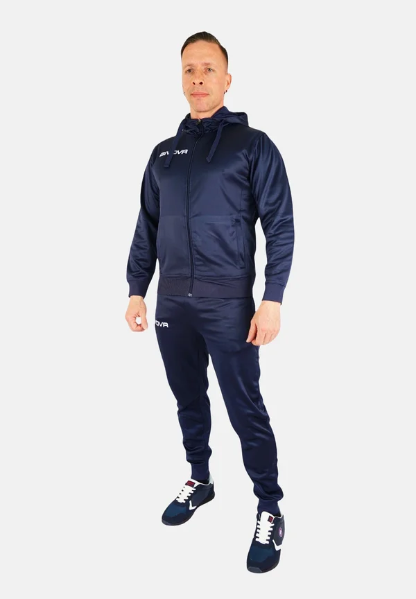 SET - Tracksuit - dunkelblau