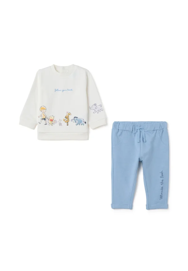 SET - Tracksuit - white/light blue