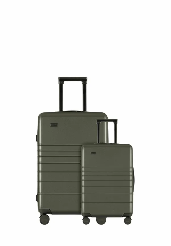 SET - Wheeled suitcase - olive