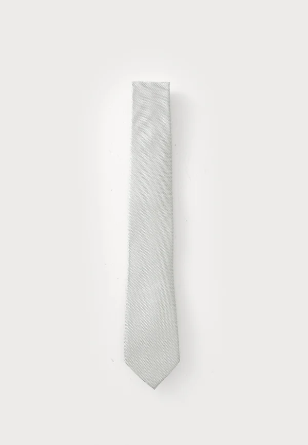 SEVERN TEXTURED SOLID - Tie - olive