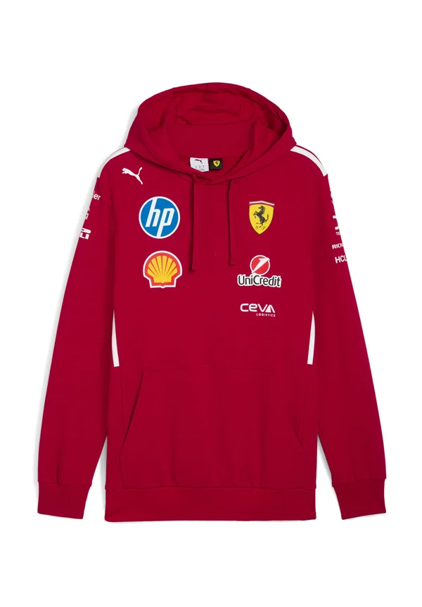 SF TEAM - Hoodie - dark cherry