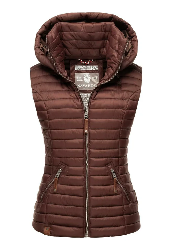 SHADAA - Waistcoat - chocolate