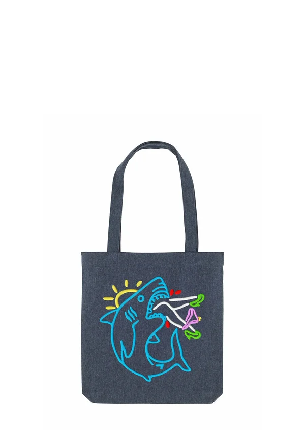 SHARK PRINT - Tote bag - blue