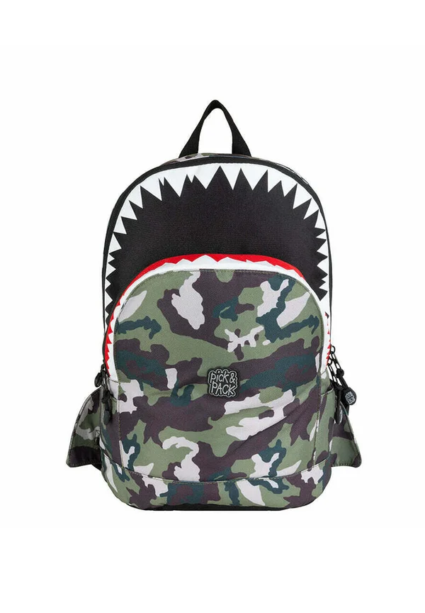 SHARK SHAPE M - Backpack - CAMO