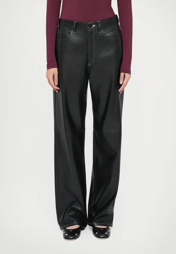 SHEA STRAIGHT PANT - Trousers - black
