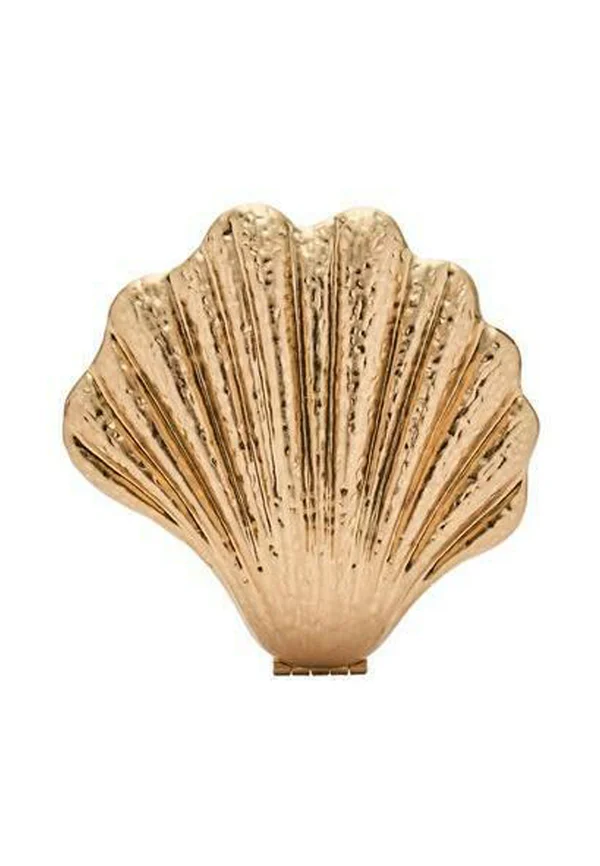 SHELL DESIGN - Clutch - gold-coloured