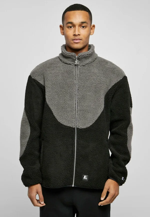 SHERPA - Fleece jacket - black asphalt