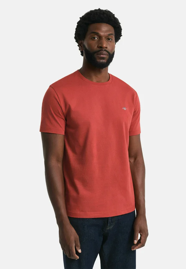 SHIELD - Basic T-shirt - modern rust