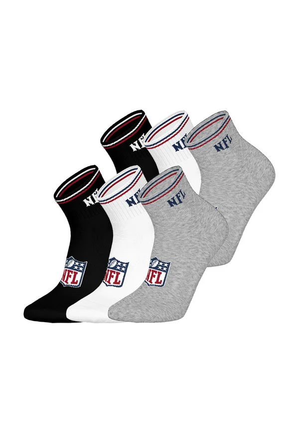 SHIELD QUARTER 6ER PACK - Socks - mgr wht blk