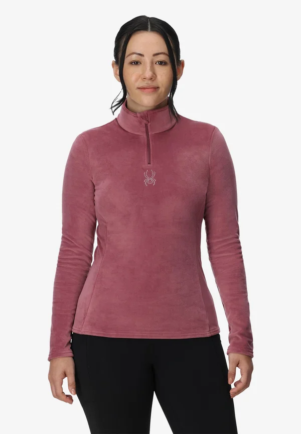 SHIMMER BUG 1/2 ZIP - Fleece jumper - acai
